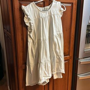 Off white babydoll dress